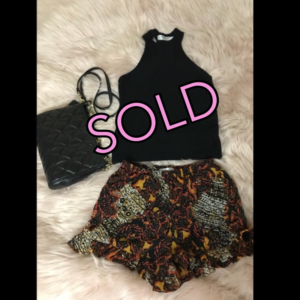 💝Floral Print Lightweight Ruffle Shorts💝
